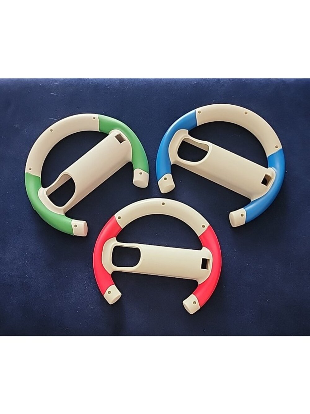 3- Nintendo Wii Compatible Steering Wheel Accessories for Driving Games - Picture 2 of 6